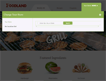 Tablet Screenshot of foodlandgrocery.com
